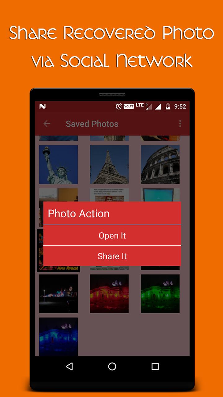 اسکرین شات 3 برنامه Recycle Bin for Photos