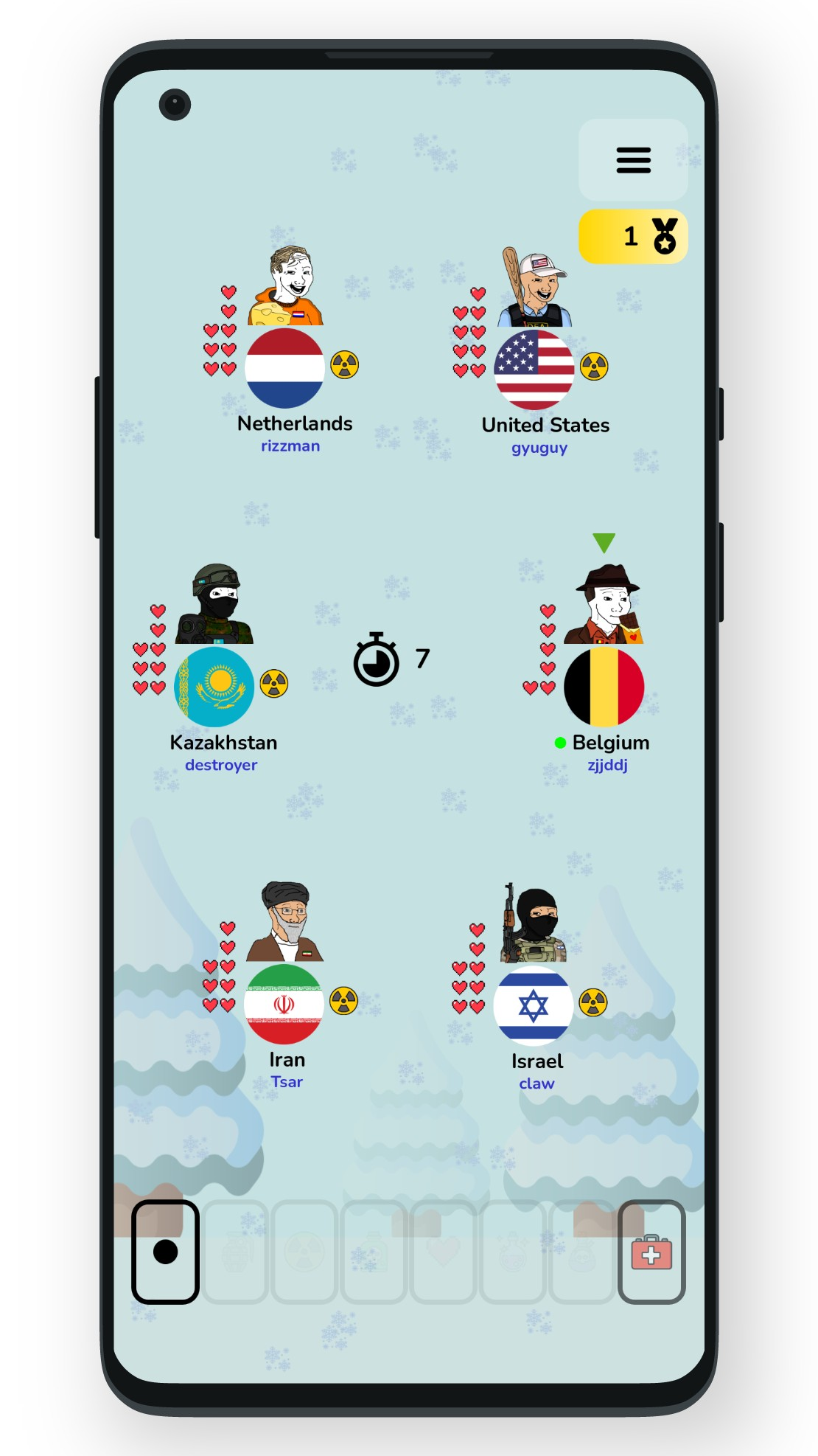 اسکرین شات 3 بازی Geofast: Battle of Nations