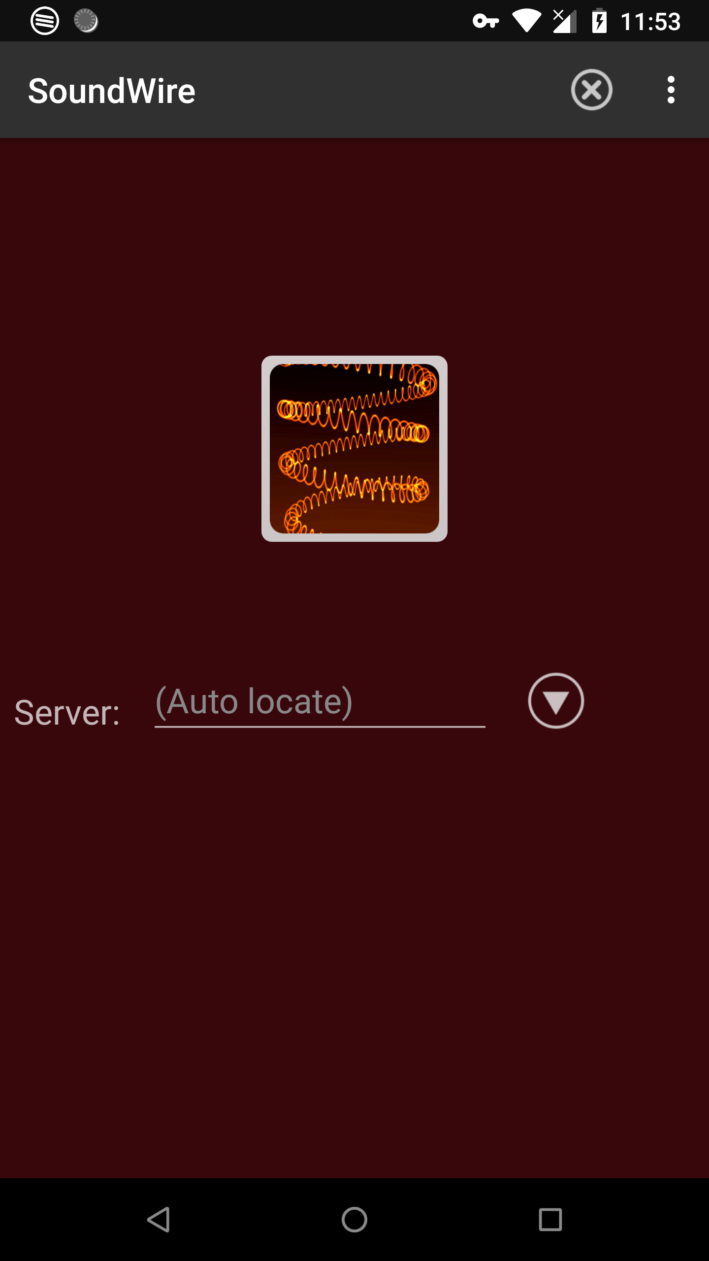 اسکرین شات 1 برنامه SoundWire - Audio Streaming