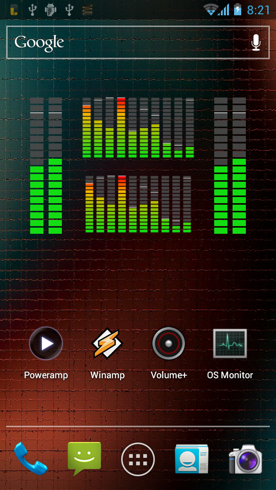 اسکرین شات 5 برنامه Music VU Visualizer Widgets