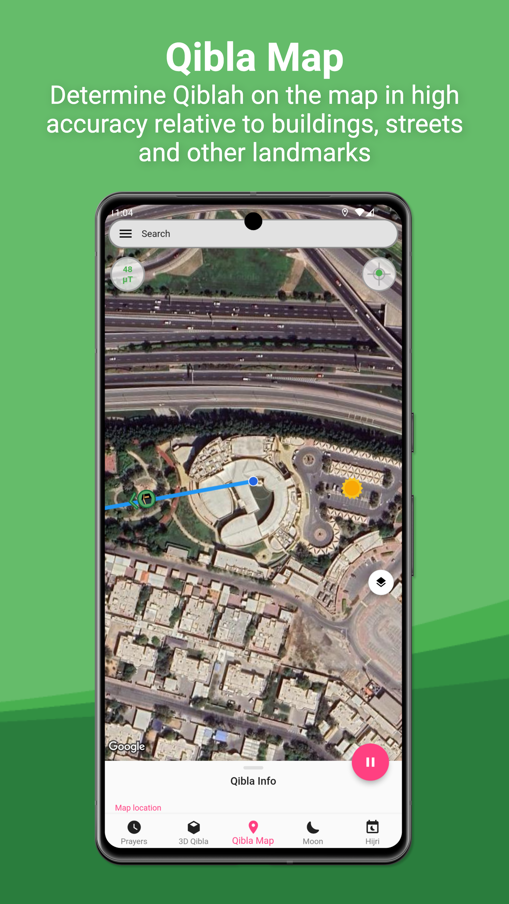 اسکرین شات 5 برنامه Miqat: Prayer Times, Qibla