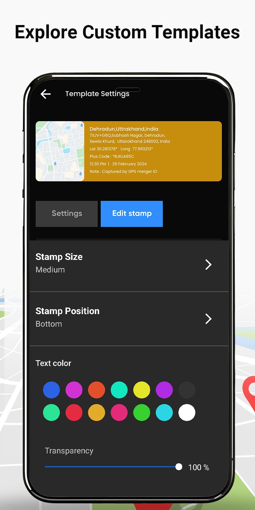 اسکرین شات 3 برنامه GeoStamp: GPS photo geotagging