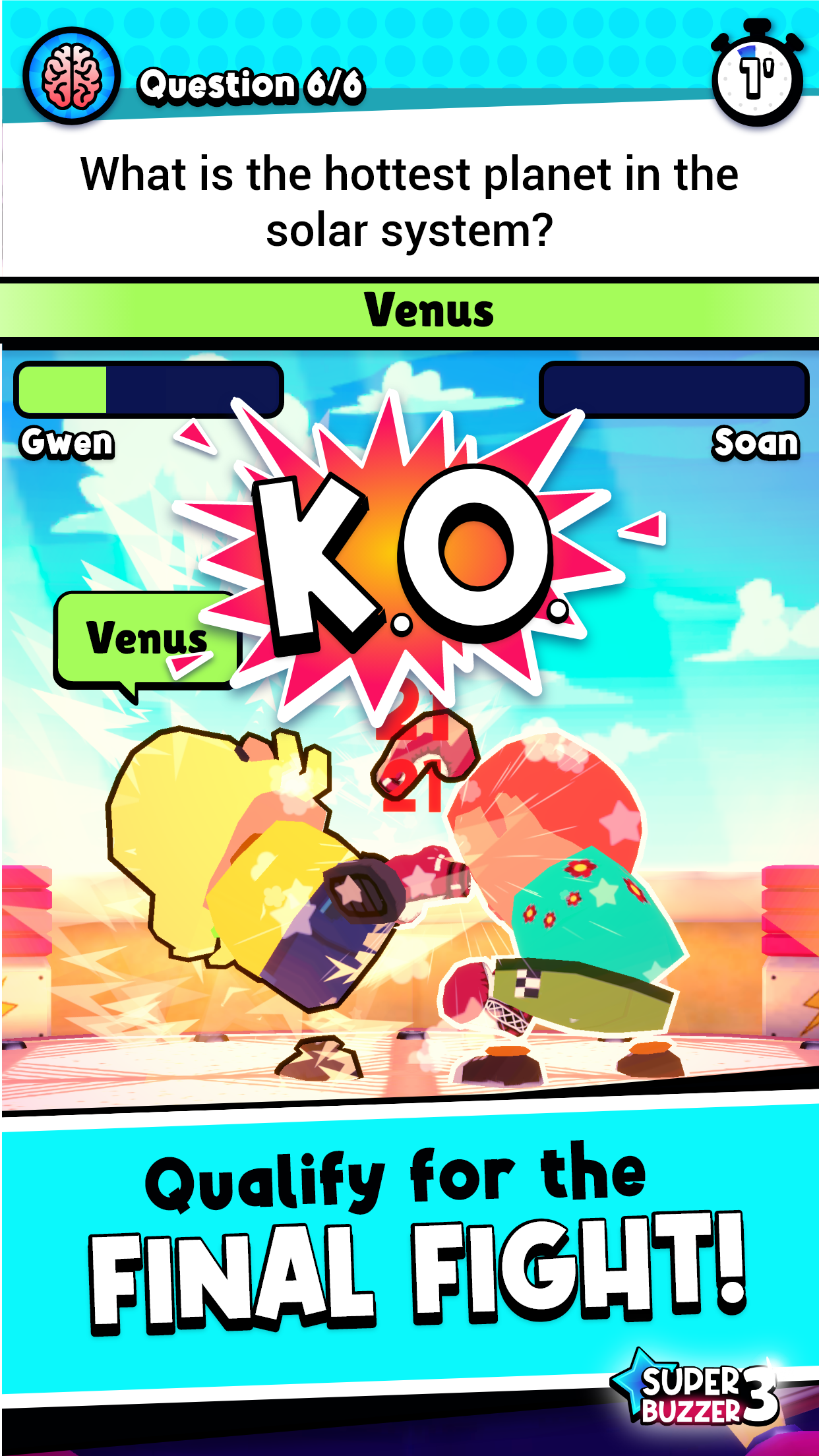 اسکرین شات 4 بازی Superbuzzer 3 Trivia Game