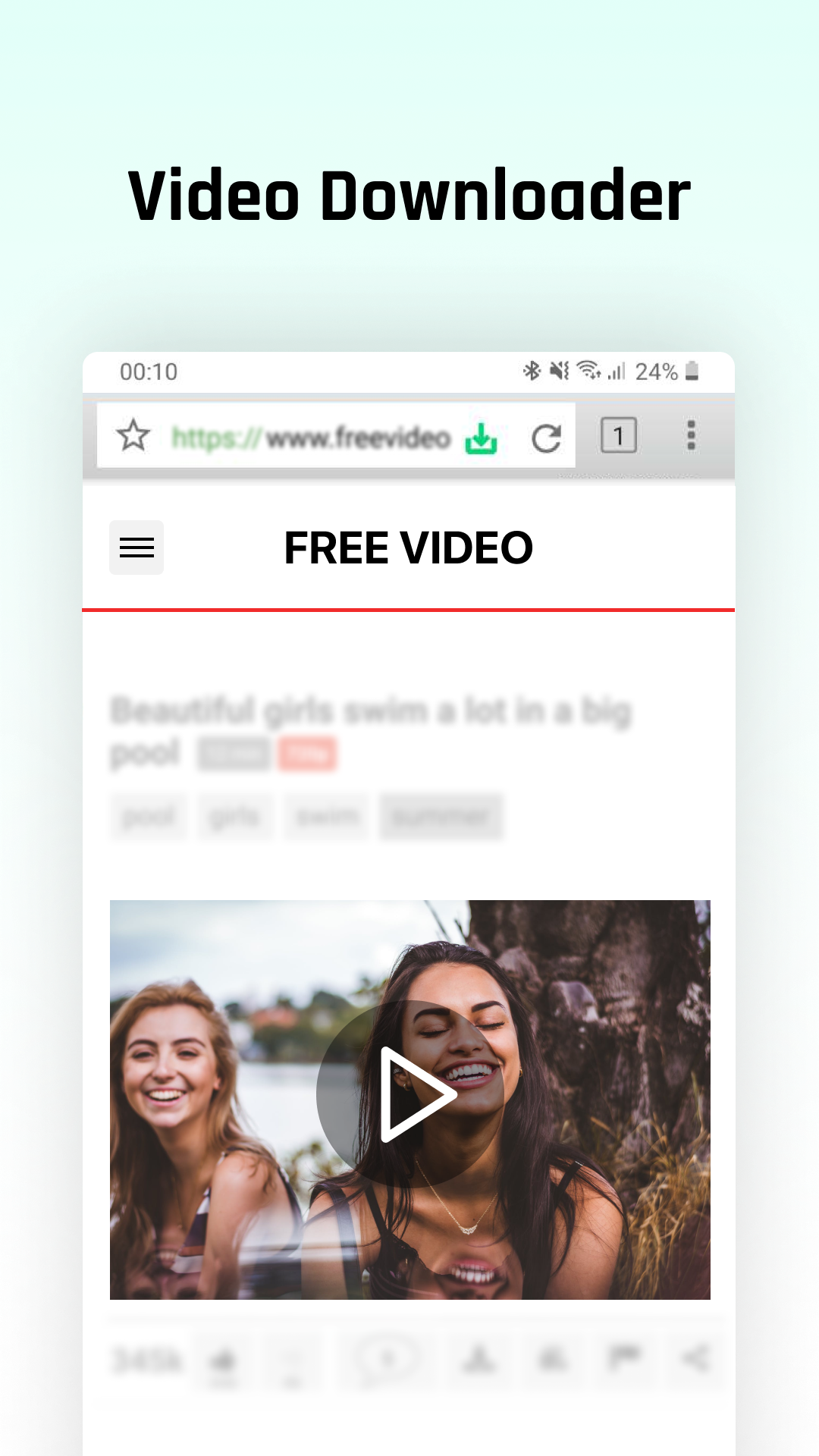 اسکرین شات 1 برنامه HD Video Downloader & Browser