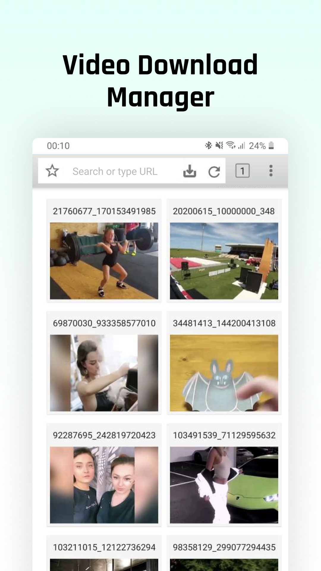اسکرین شات 2 برنامه HD Video Downloader & Browser