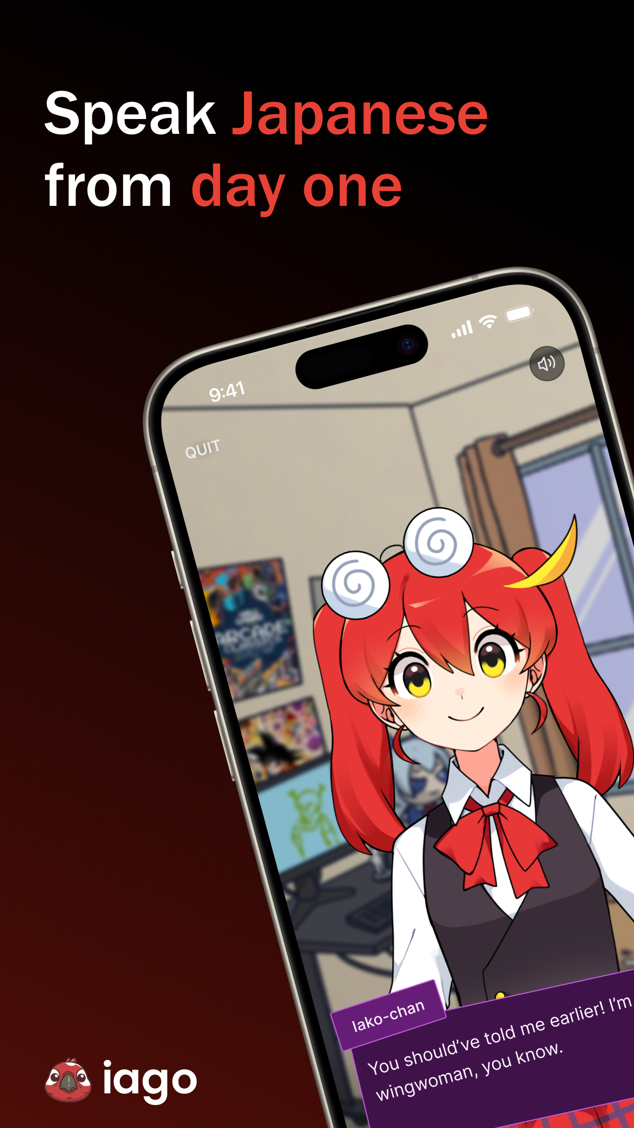 اسکرین شات 1 بازی iago - Learn Japanese