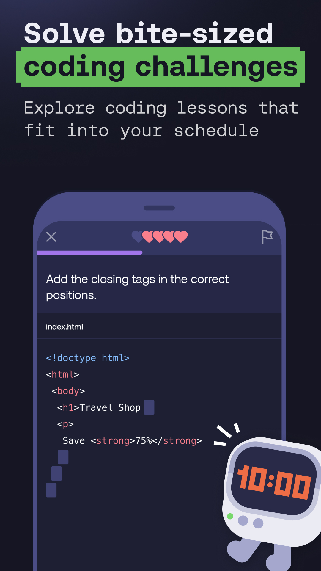 اسکرین شات 3 برنامه Learn Coding/Programming: Mimo