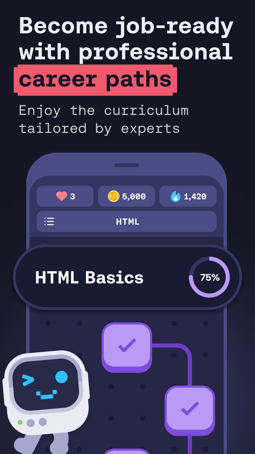 اسکرین شات 5 برنامه Learn Coding/Programming: Mimo