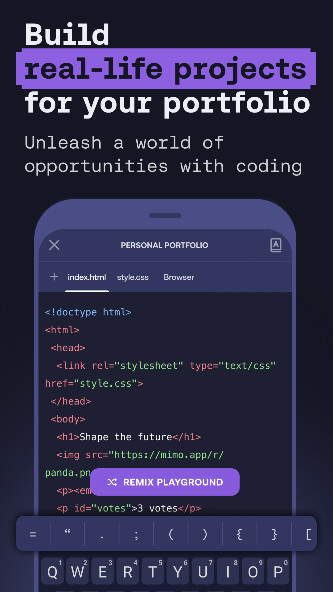 اسکرین شات 4 برنامه Learn Coding/Programming: Mimo