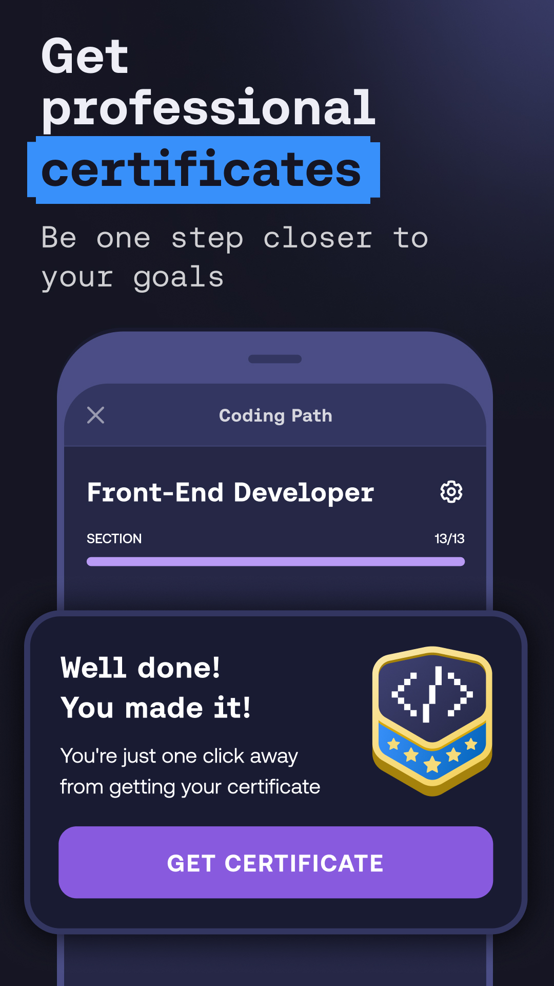 اسکرین شات 2 برنامه Learn Coding/Programming: Mimo