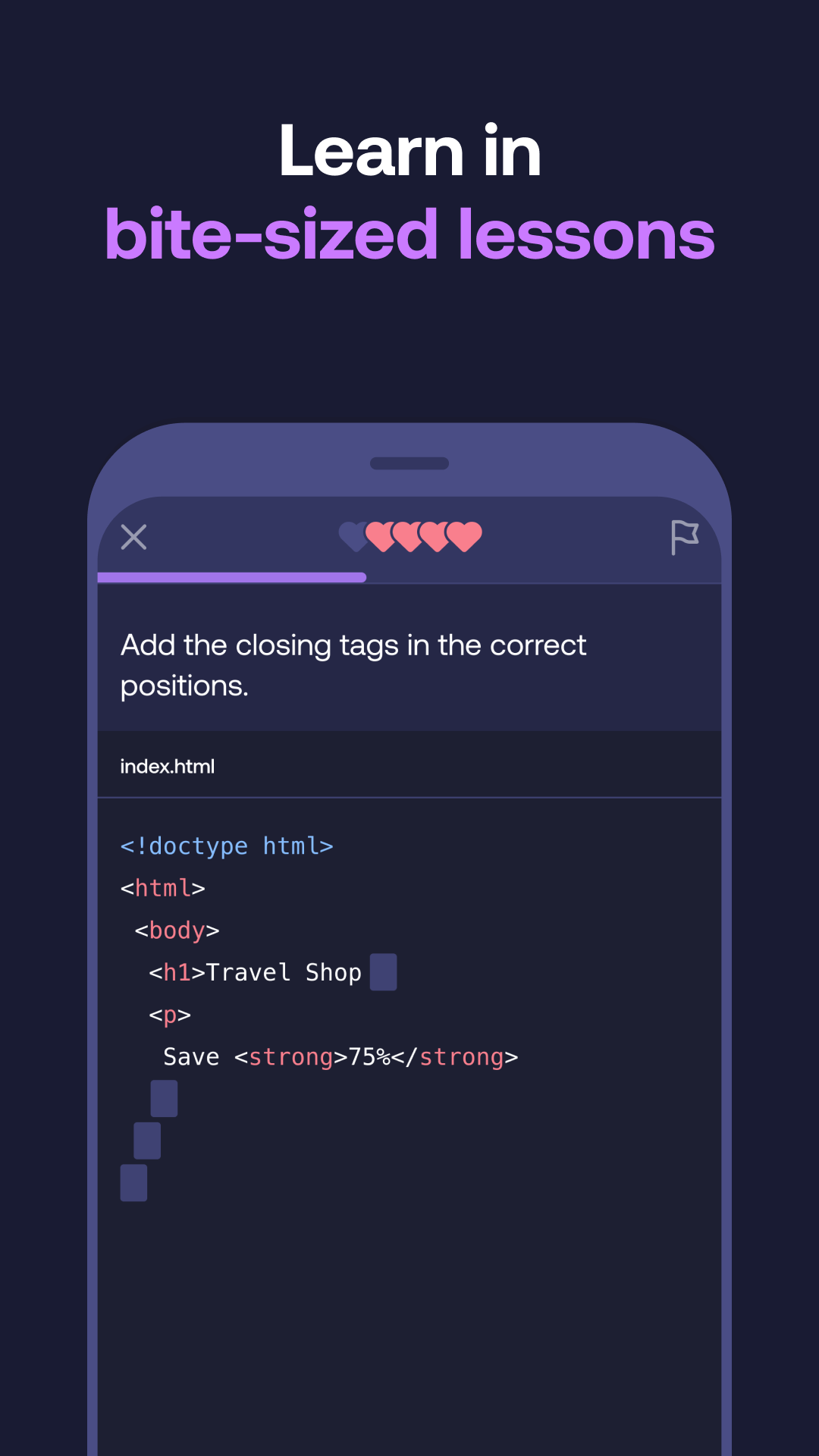 اسکرین شات 5 برنامه Learn Coding/Programming: Mimo