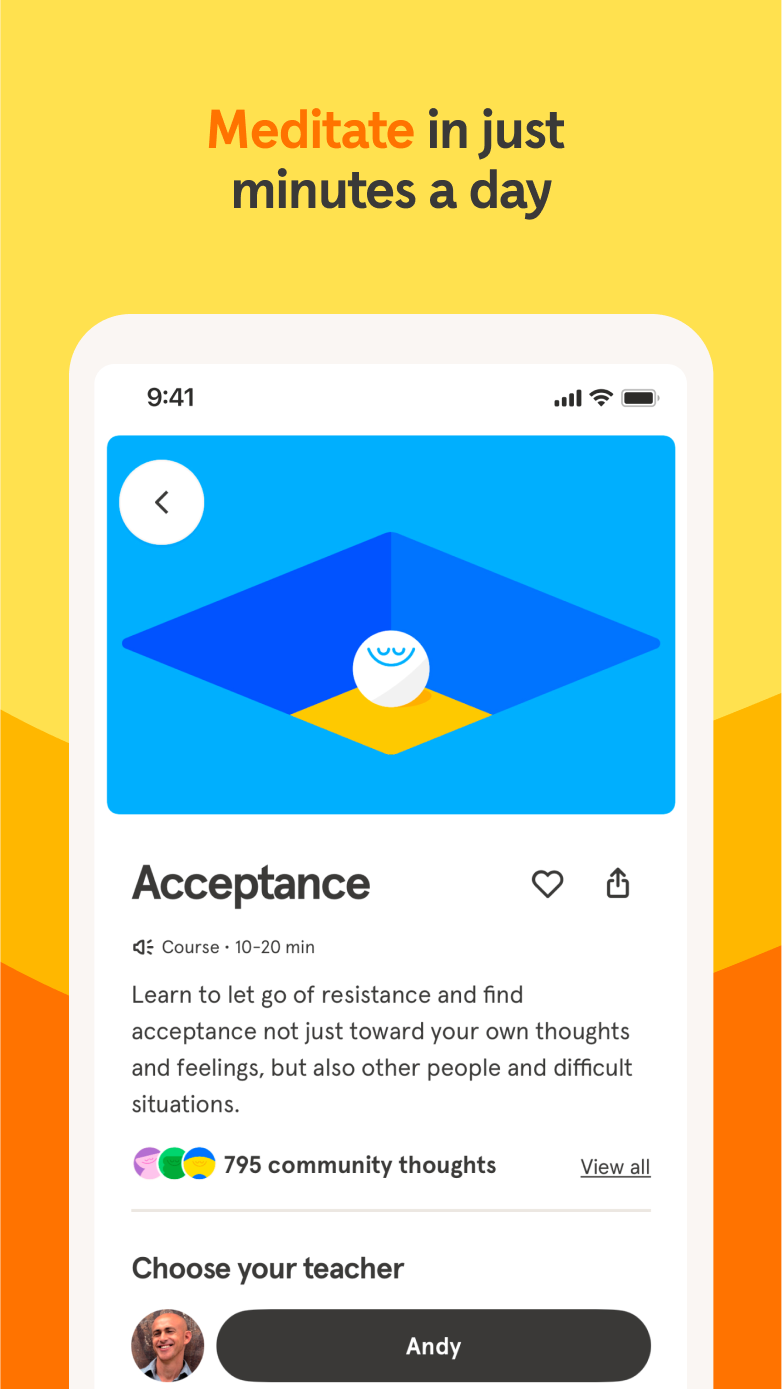 اسکرین شات 5 برنامه Headspace: Meditation & Health