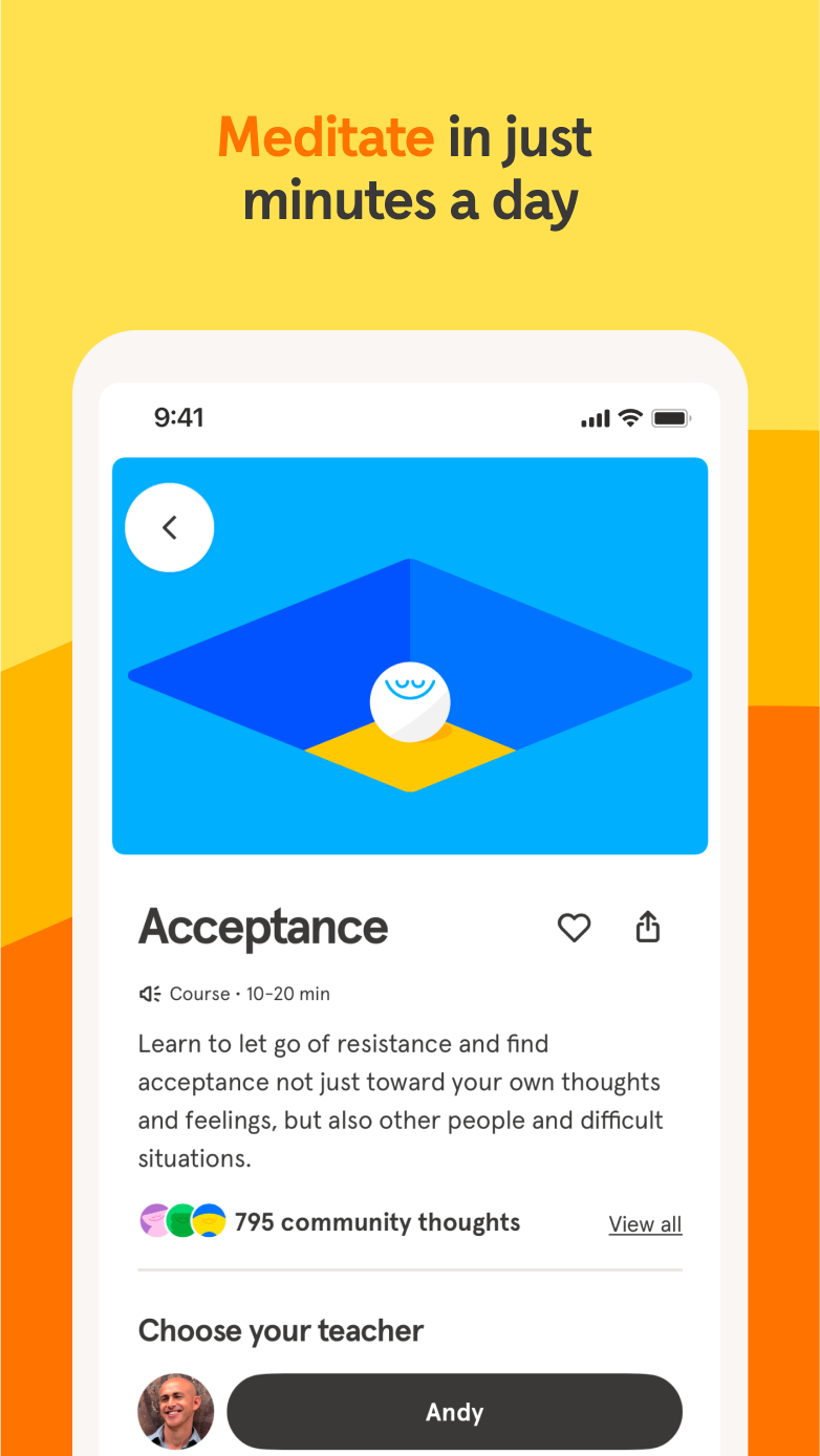 اسکرین شات 6 برنامه Headspace: Meditation & Health