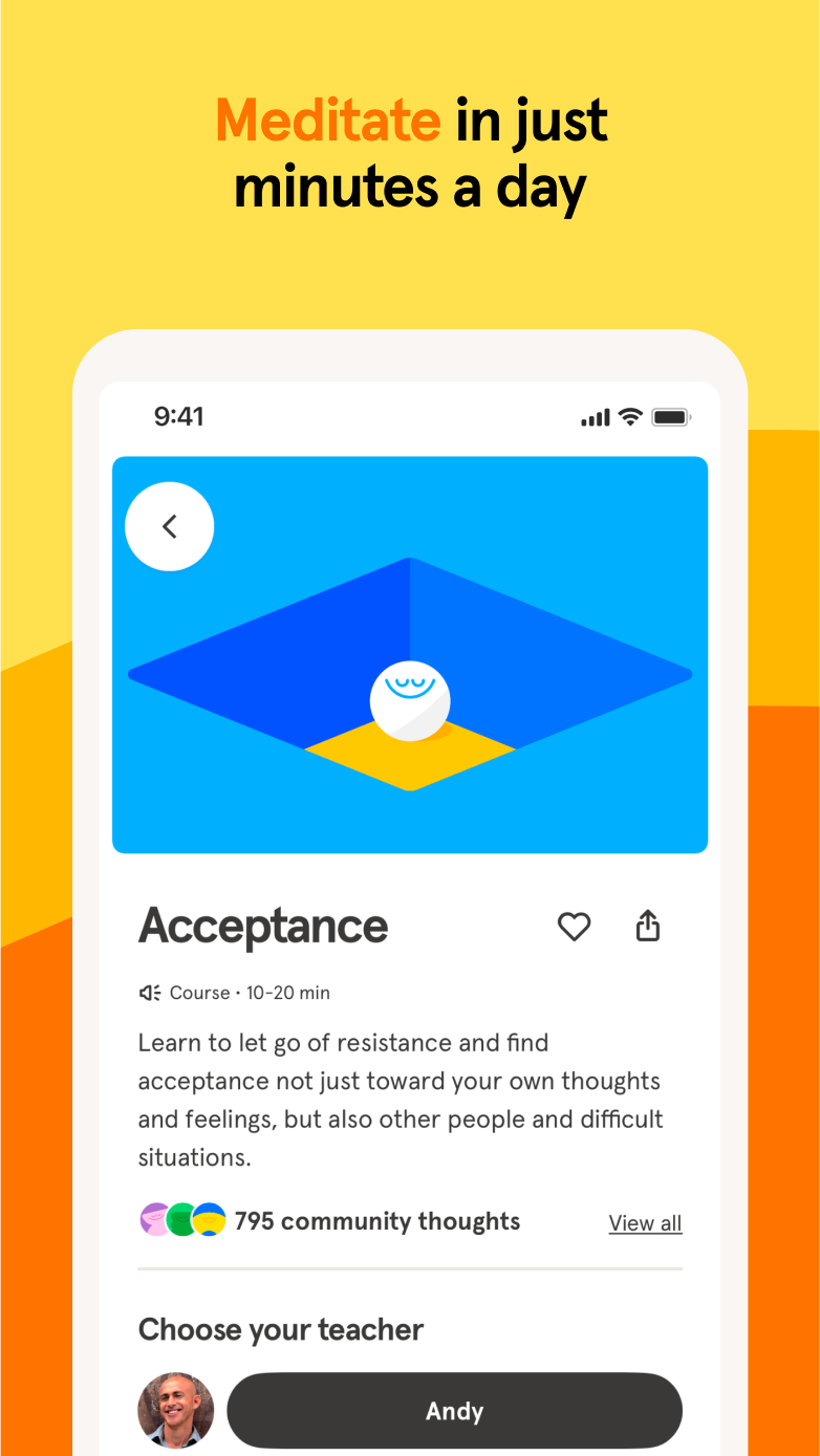 اسکرین شات 6 برنامه Headspace: Meditation & Health