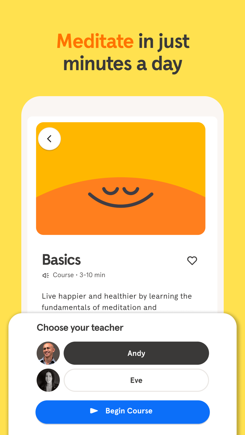 اسکرین شات 5 برنامه Headspace: Meditation & Health