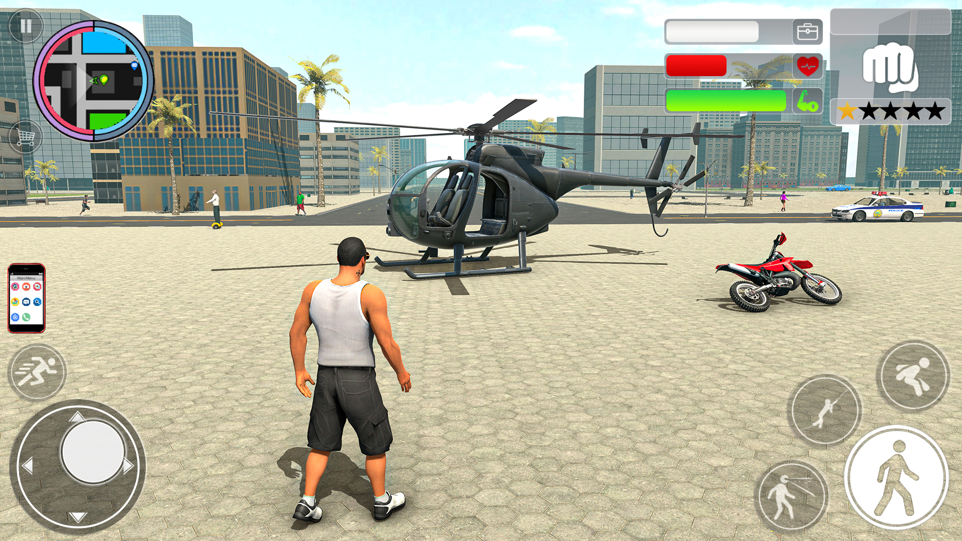 اسکرین شات 3 بازی Indian Bike Gangster Simulator