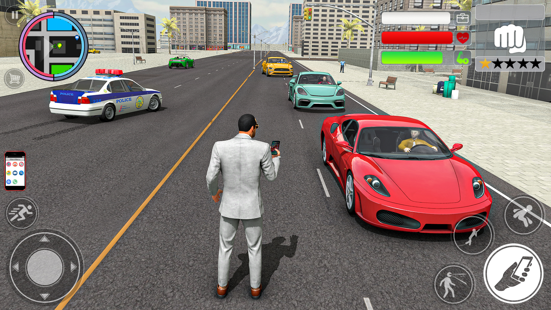 اسکرین شات 5 بازی Indian Bike Gangster Simulator