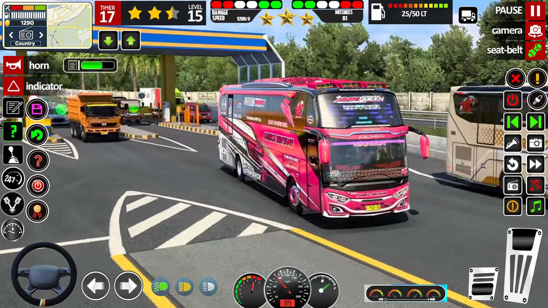 اسکرین شات 5 بازی Real Bus Simulator - City Bus
