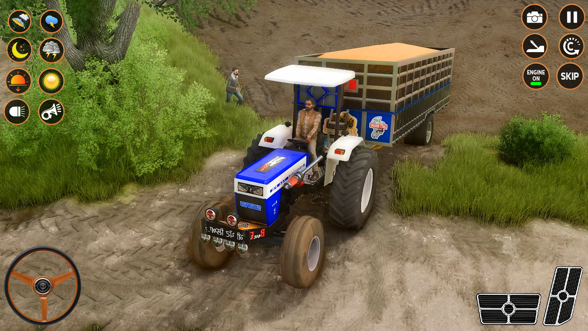 اسکرین شات 4 برنامه Tractor Game: Farming Games 3d