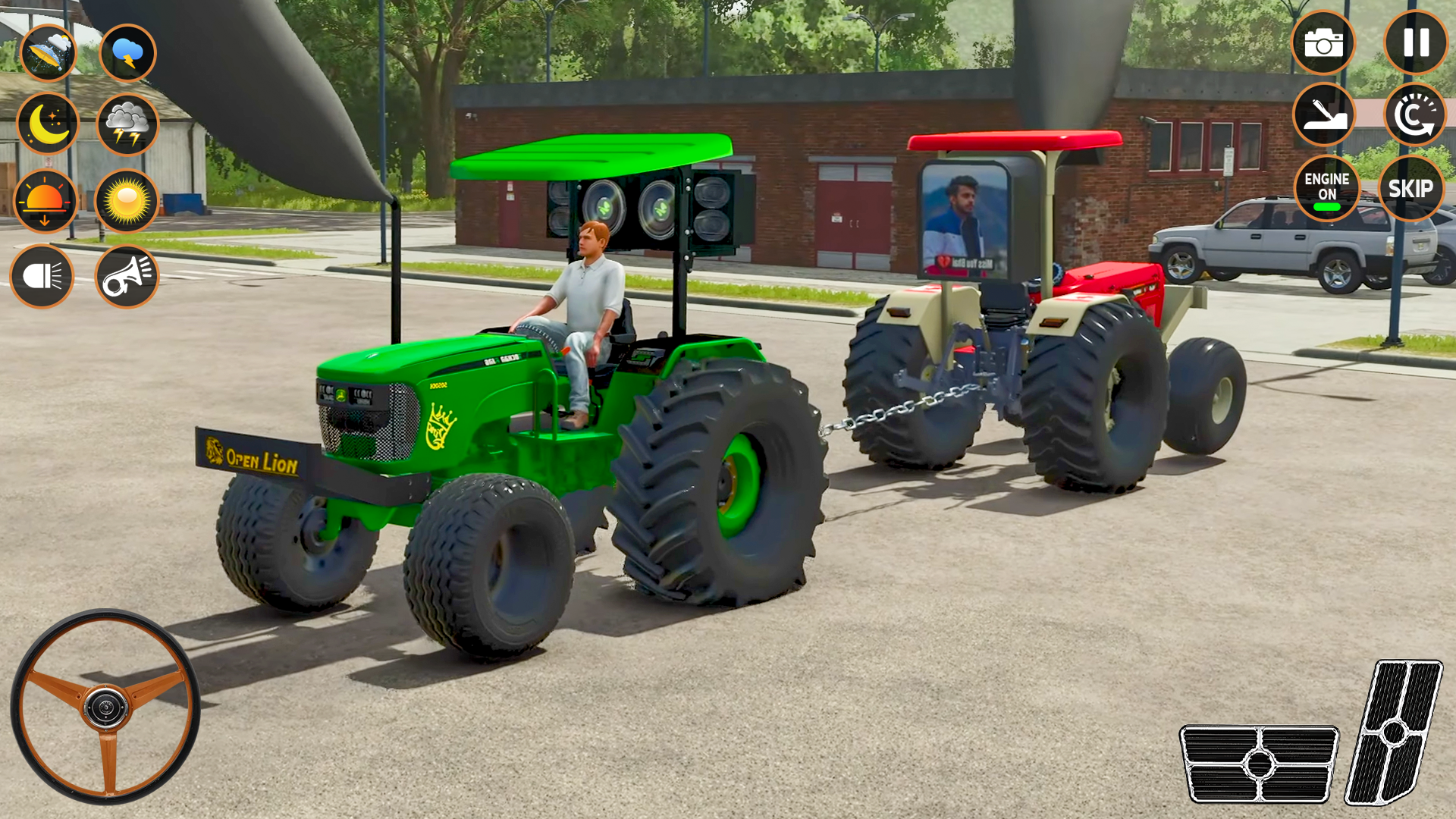 اسکرین شات 7 برنامه Tractor Game: Farming Games 3d