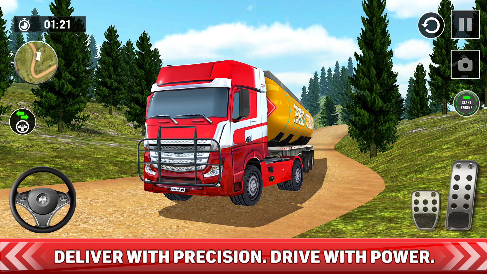 اسکرین شات 5 بازی Oil Truck Games: Driving Games