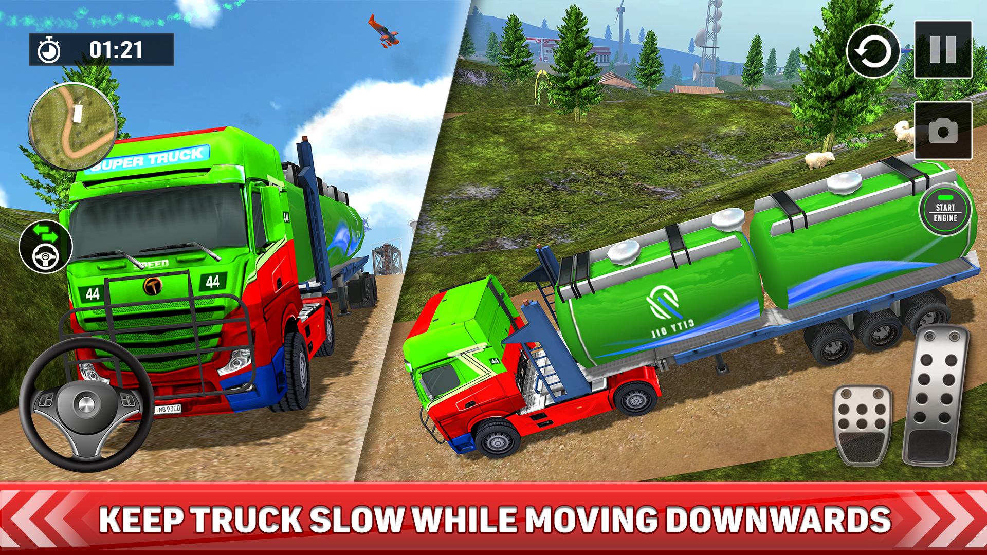 اسکرین شات 5 بازی Oil Truck Games: Driving Games