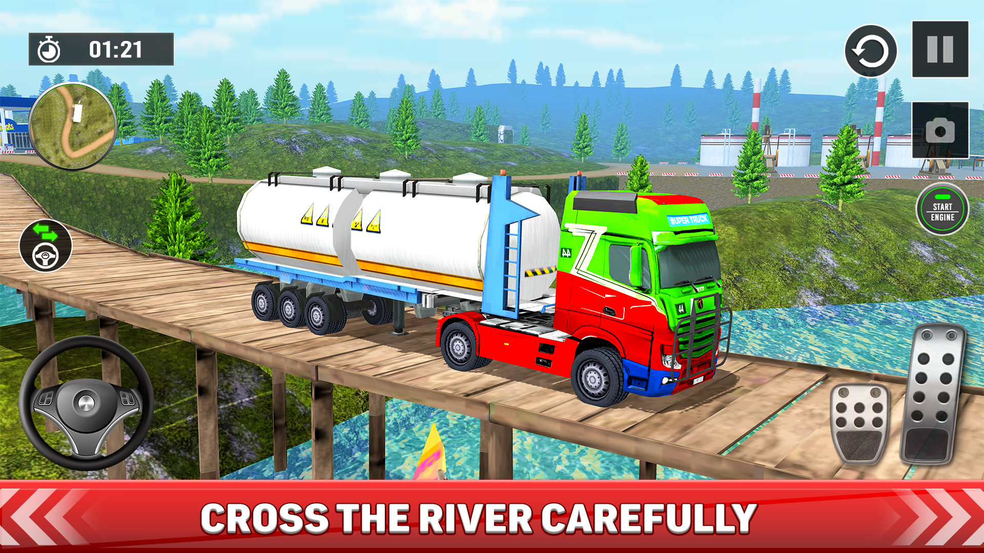 اسکرین شات 3 بازی Oil Truck Games: Driving Games