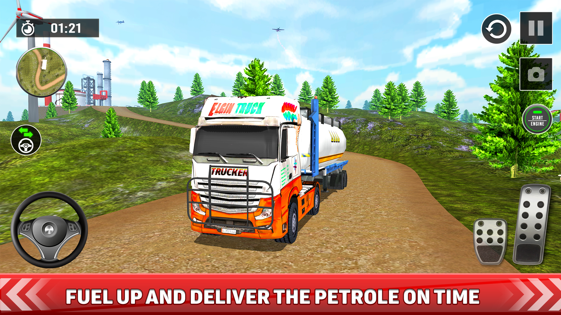 اسکرین شات 4 بازی Oil Truck Games: Driving Games
