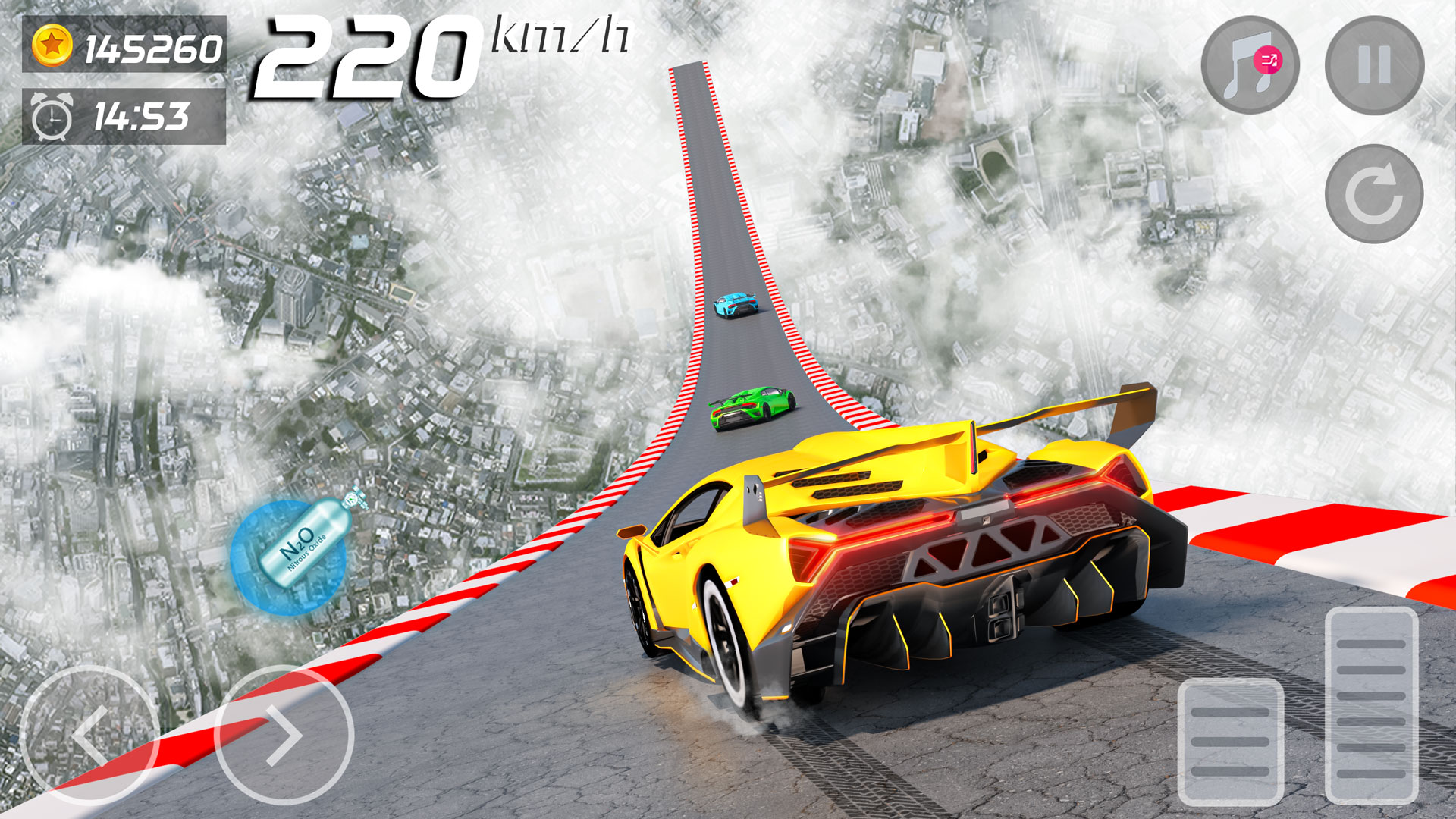 اسکرین شات 5 برنامه Superhero Car: Mega Ramp Games