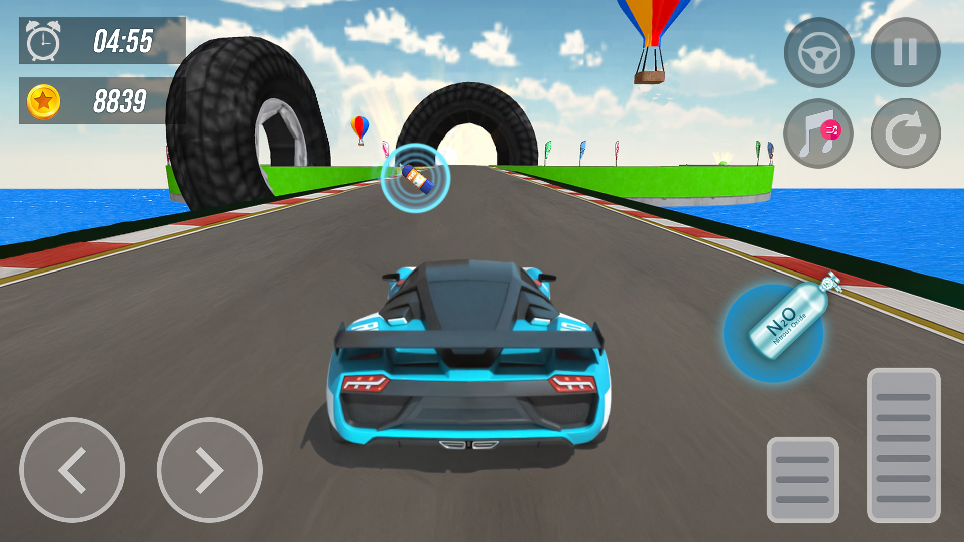 اسکرین شات 7 برنامه Superhero Car: Mega Ramp Games