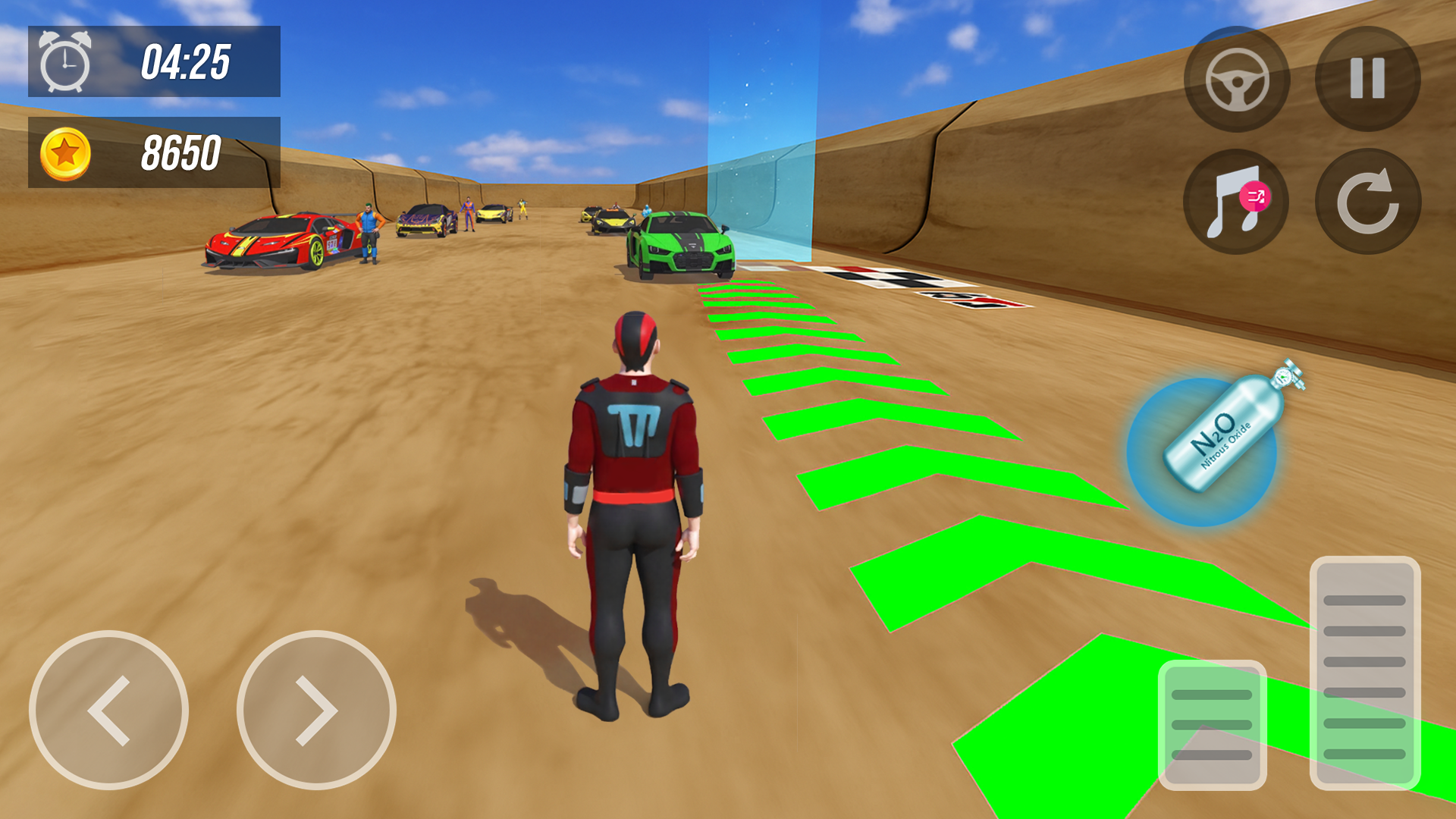اسکرین شات 3 برنامه Superhero Car: Mega Ramp Games