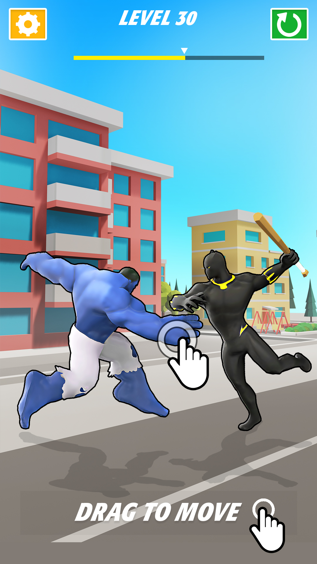 اسکرین شات 5 بازی Slowing Superhero Fight