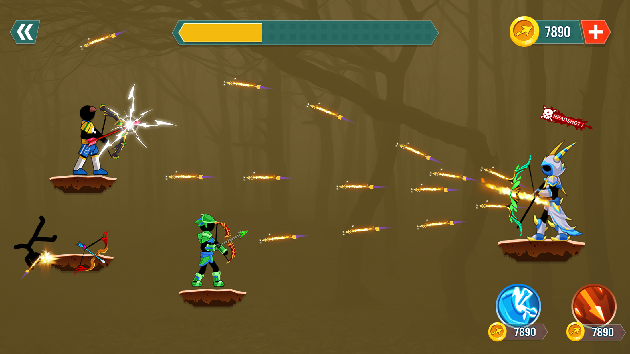 اسکرین شات 5 بازی Stickman Archer: Stick Bow War