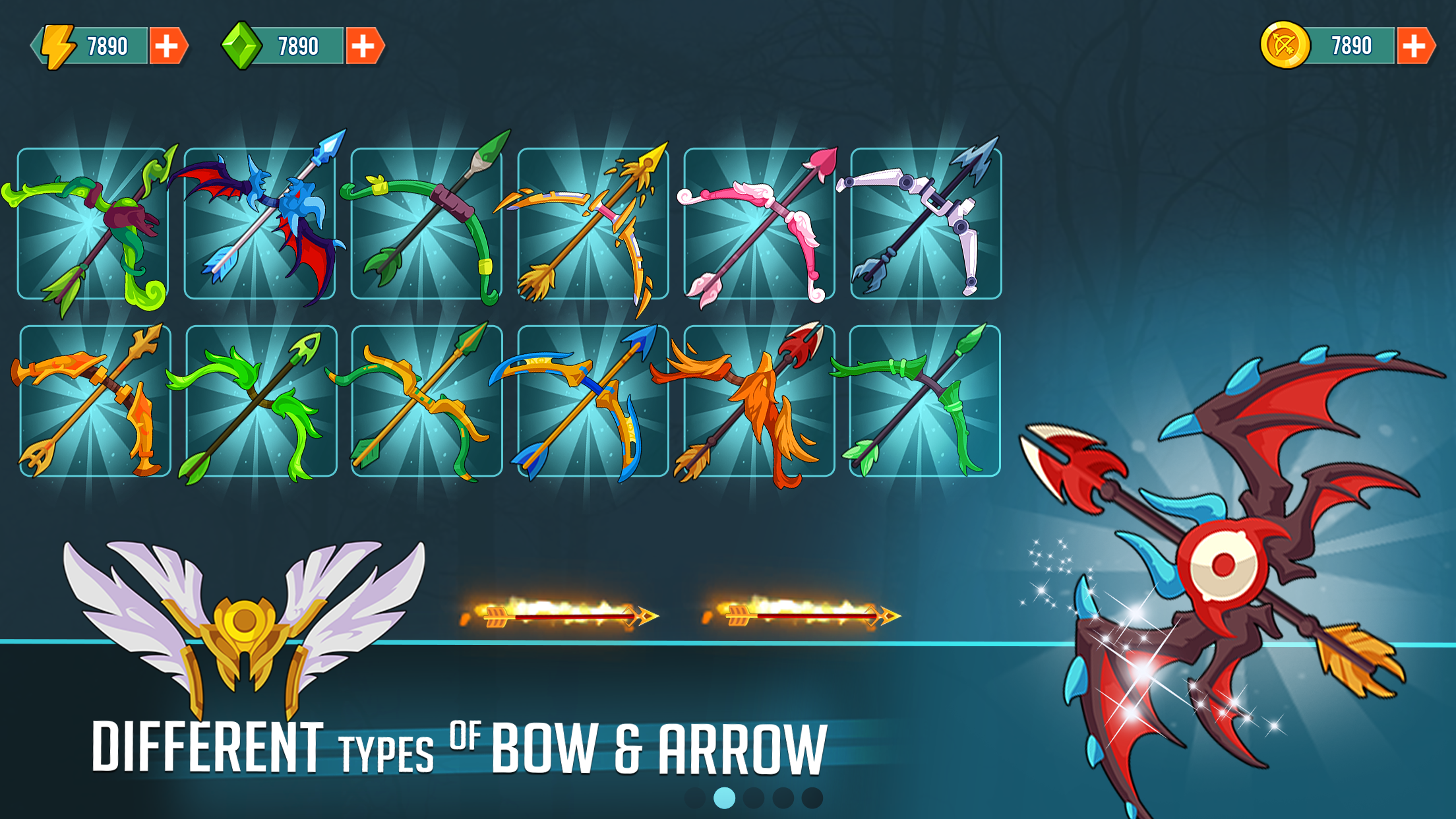 اسکرین شات 2 بازی Stickman Archer: Stick Bow War