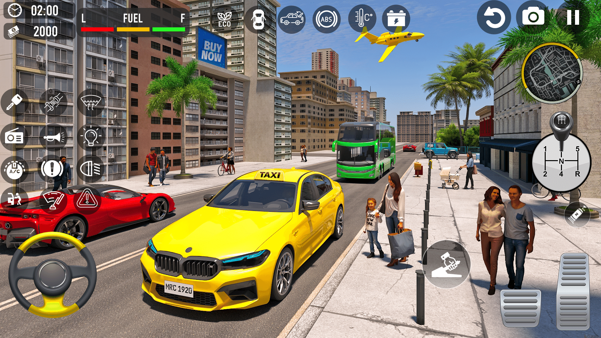 اسکرین شات 1 برنامه Parking Car Driving Car Games
