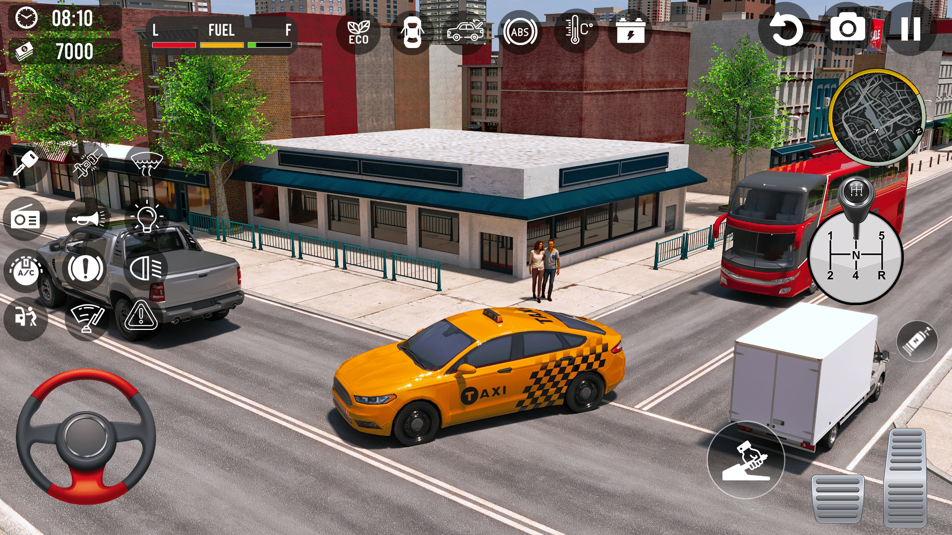 اسکرین شات 4 برنامه Parking Car Driving Car Games