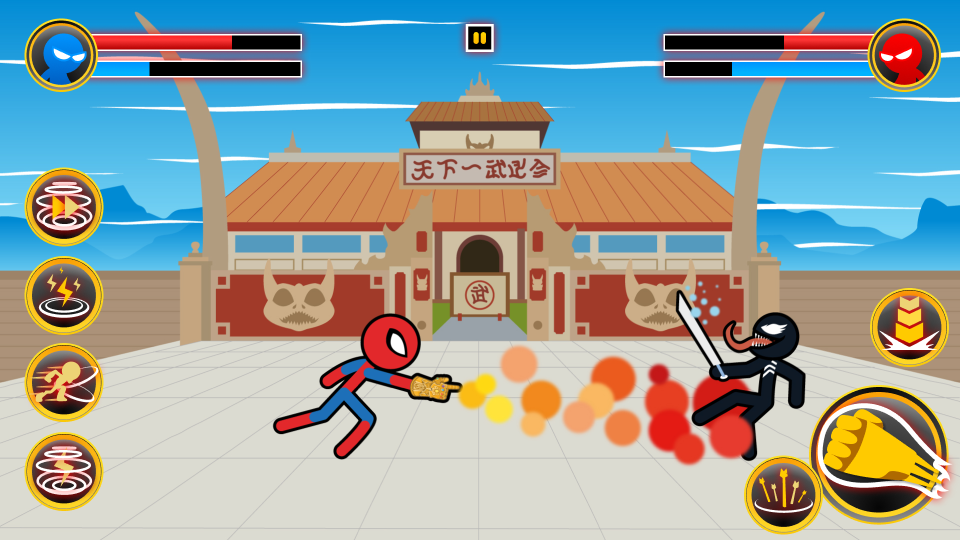 اسکرین شات 1 بازی Stickman Battle Playground