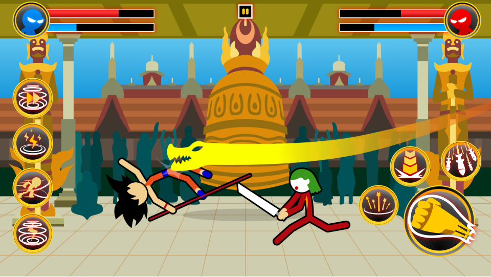 اسکرین شات 3 بازی Stickman Battle Playground