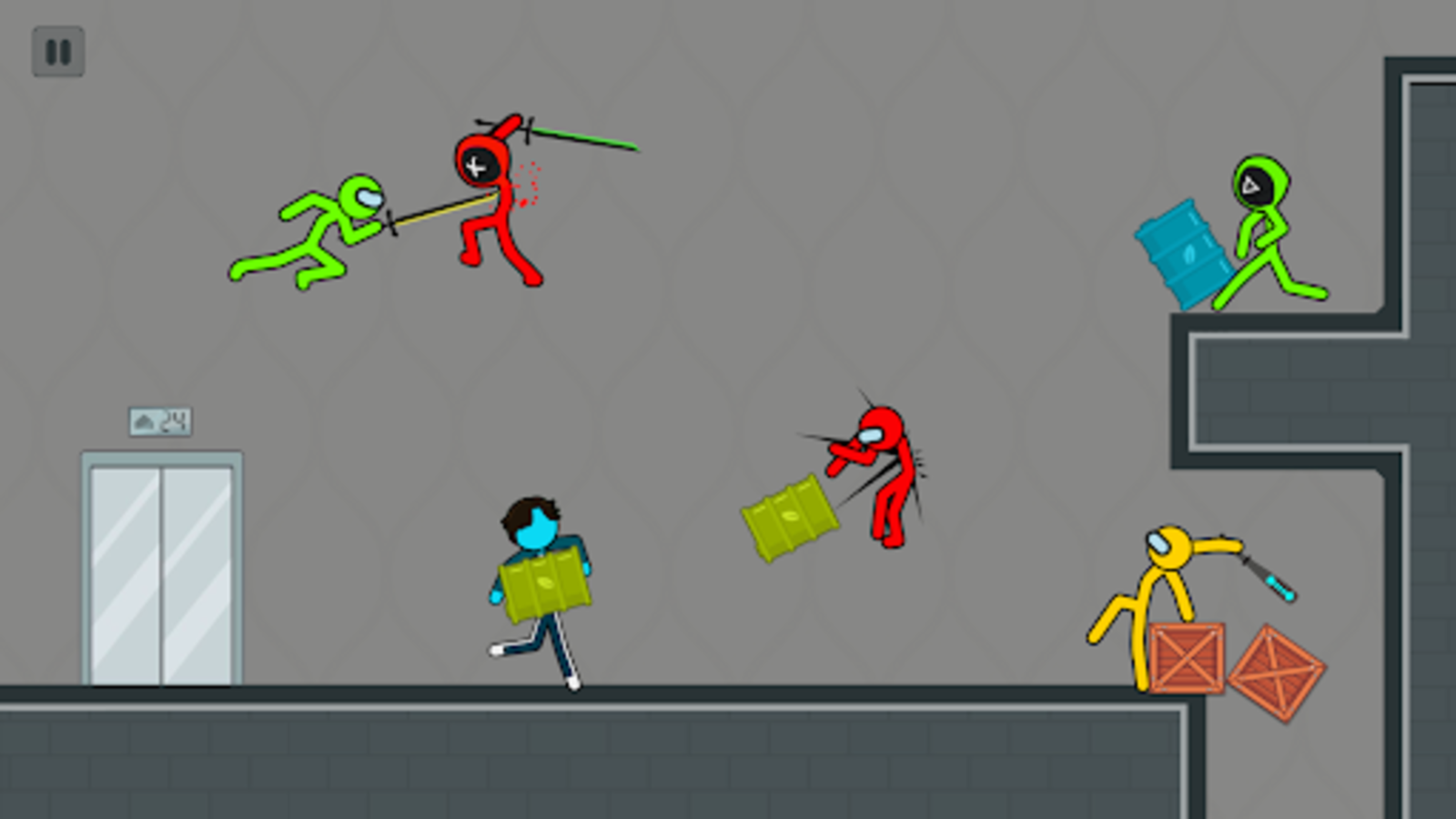 اسکرین شات 5 بازی Stickman Battle Playground 2