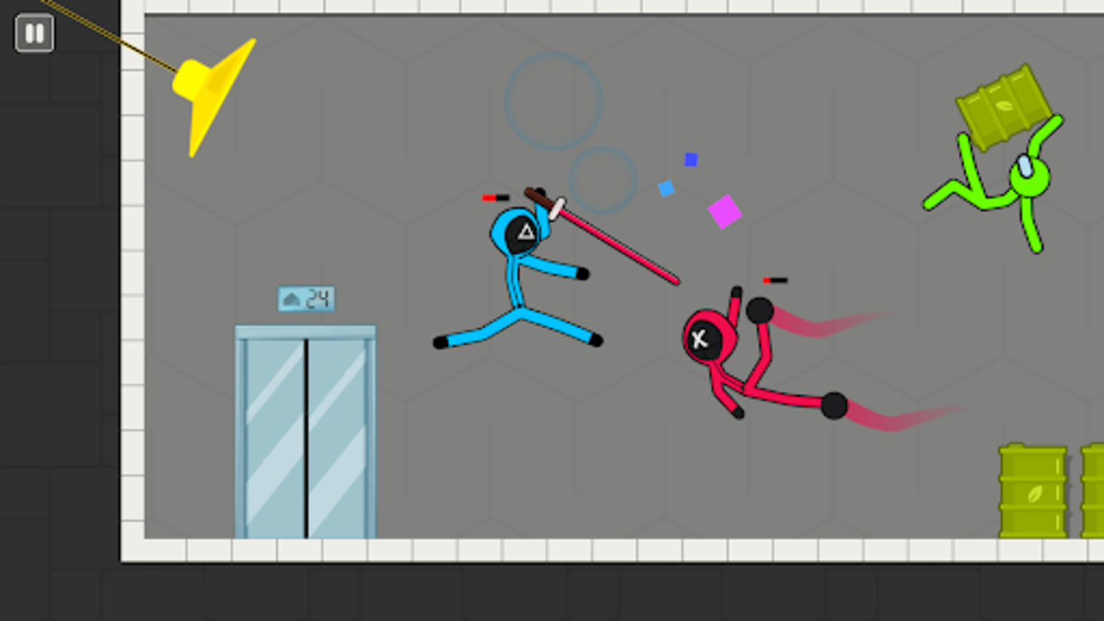اسکرین شات 2 بازی Stickman Battle Playground 2
