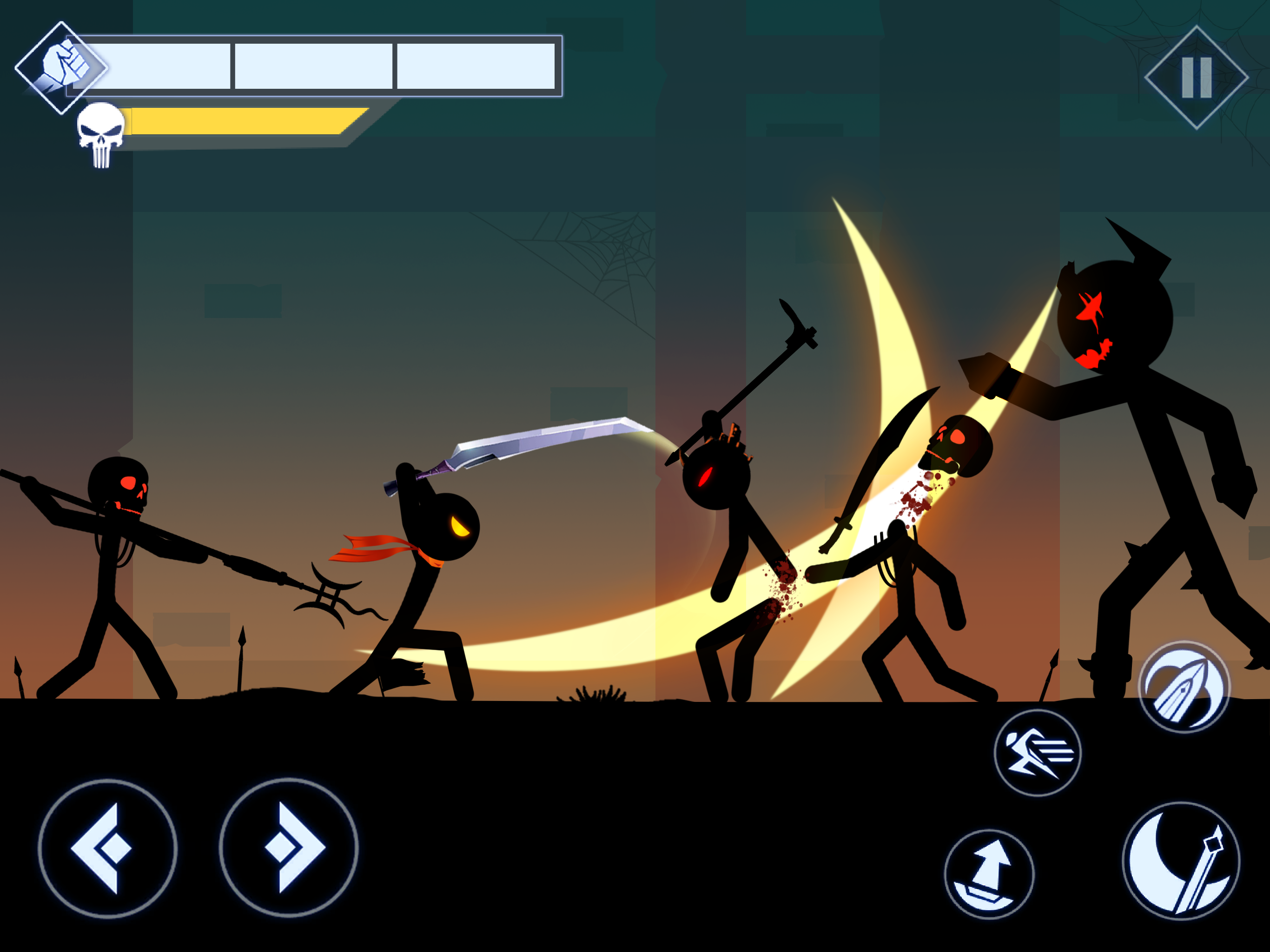 اسکرین شات 3 بازی Stickman Legends: Sword Fight