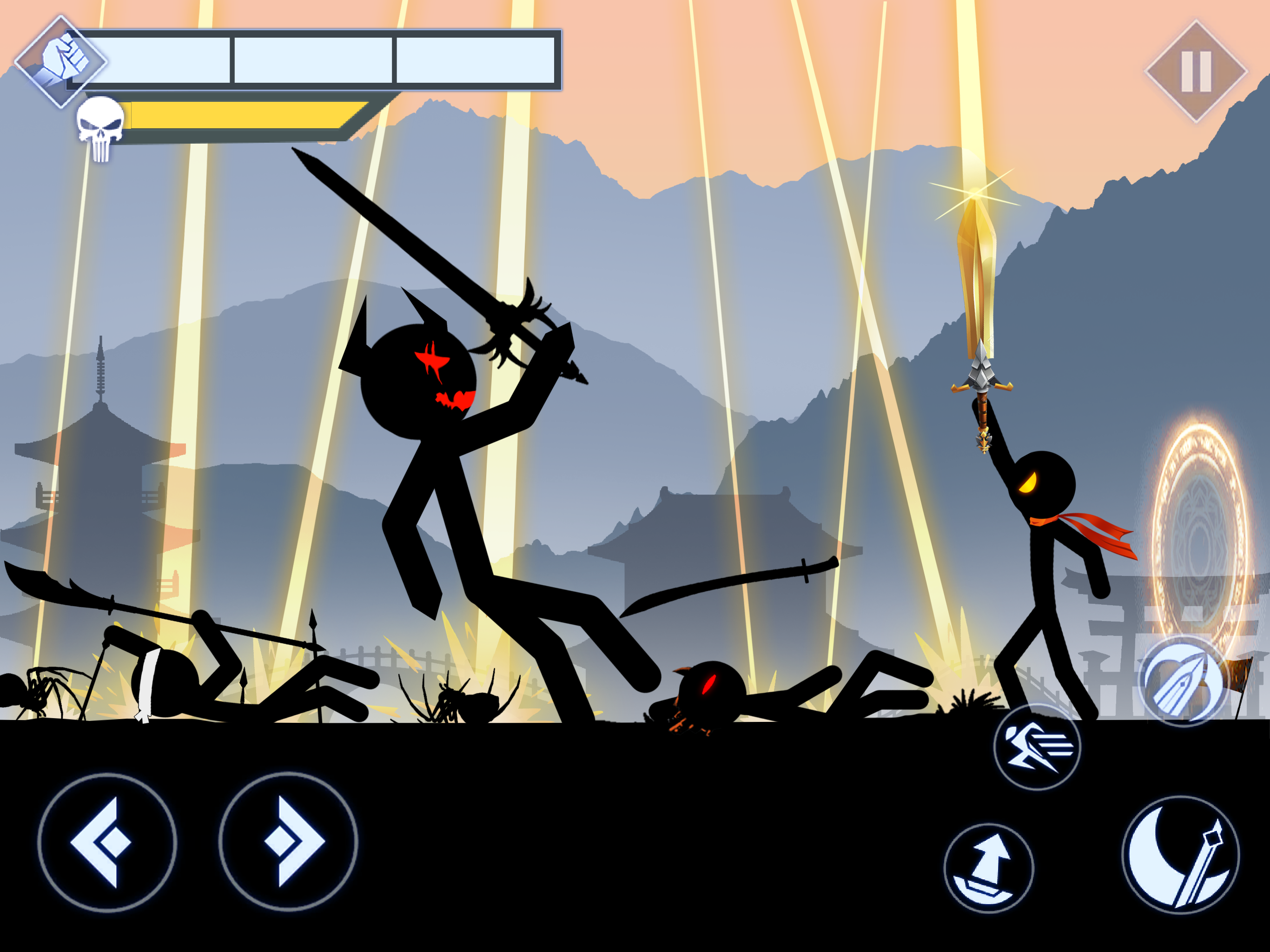 اسکرین شات 2 بازی Stickman Legends: Sword Fight