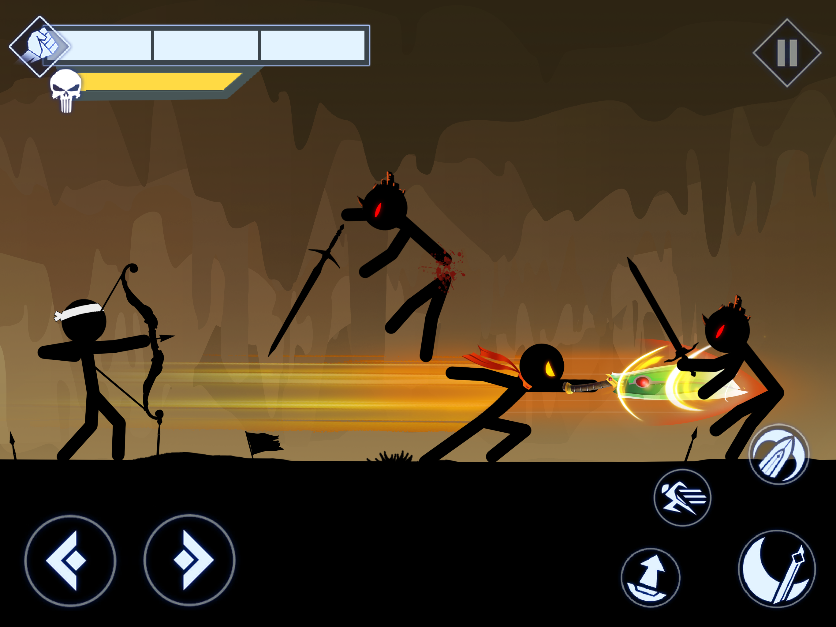 اسکرین شات 4 بازی Stickman Legends: Sword Fight