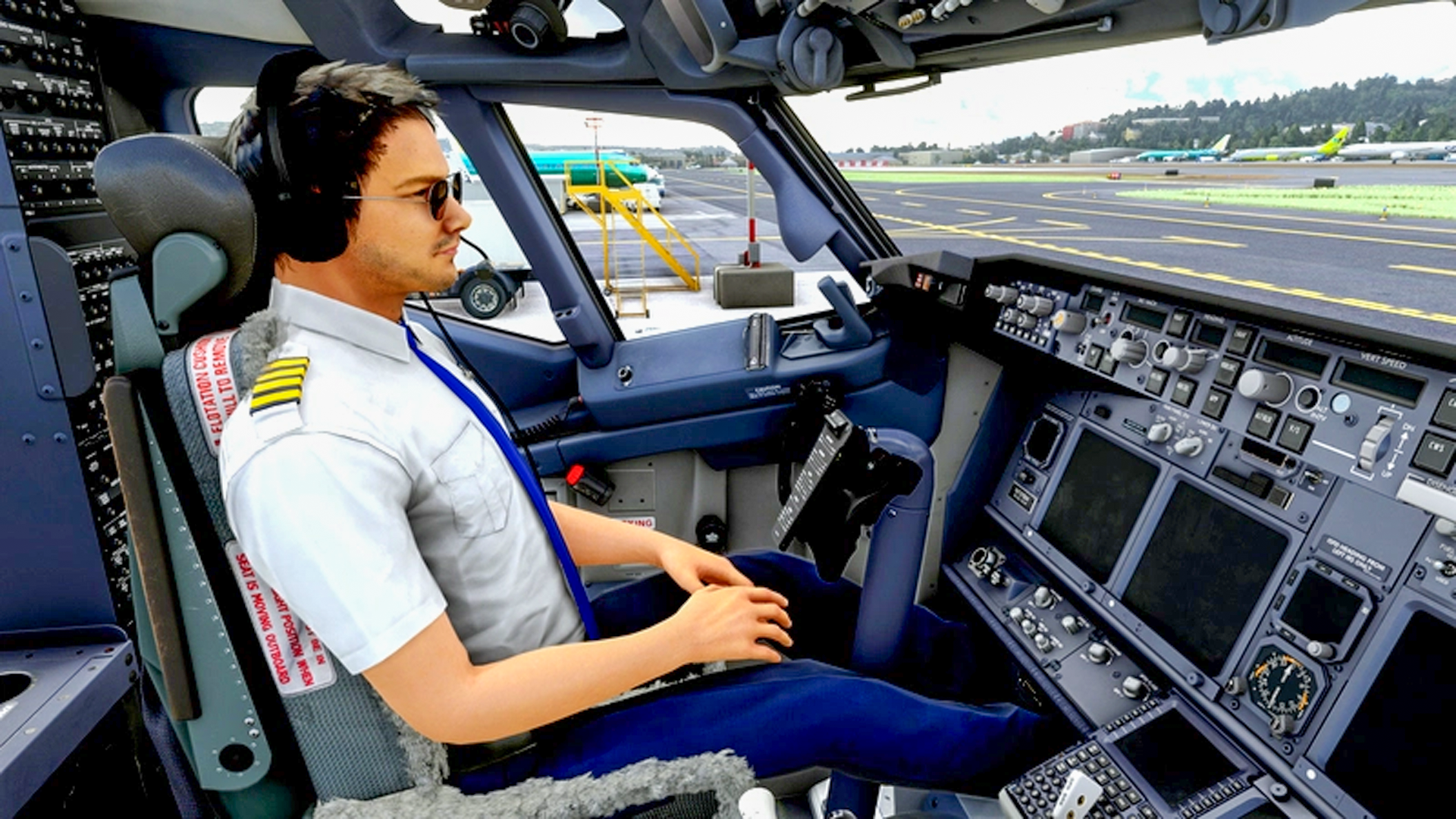 اسکرین شات 2 بازی Airplane Flight Simulator 2023