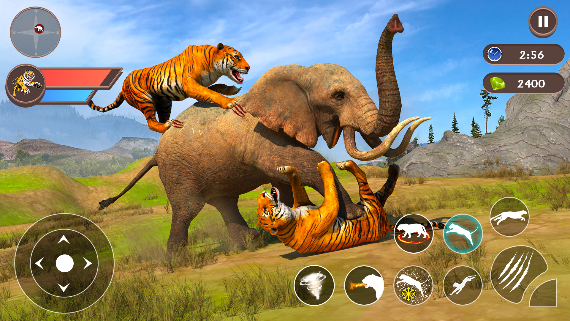 اسکرین شات 1 برنامه Tiger Simulator - Tiger Games