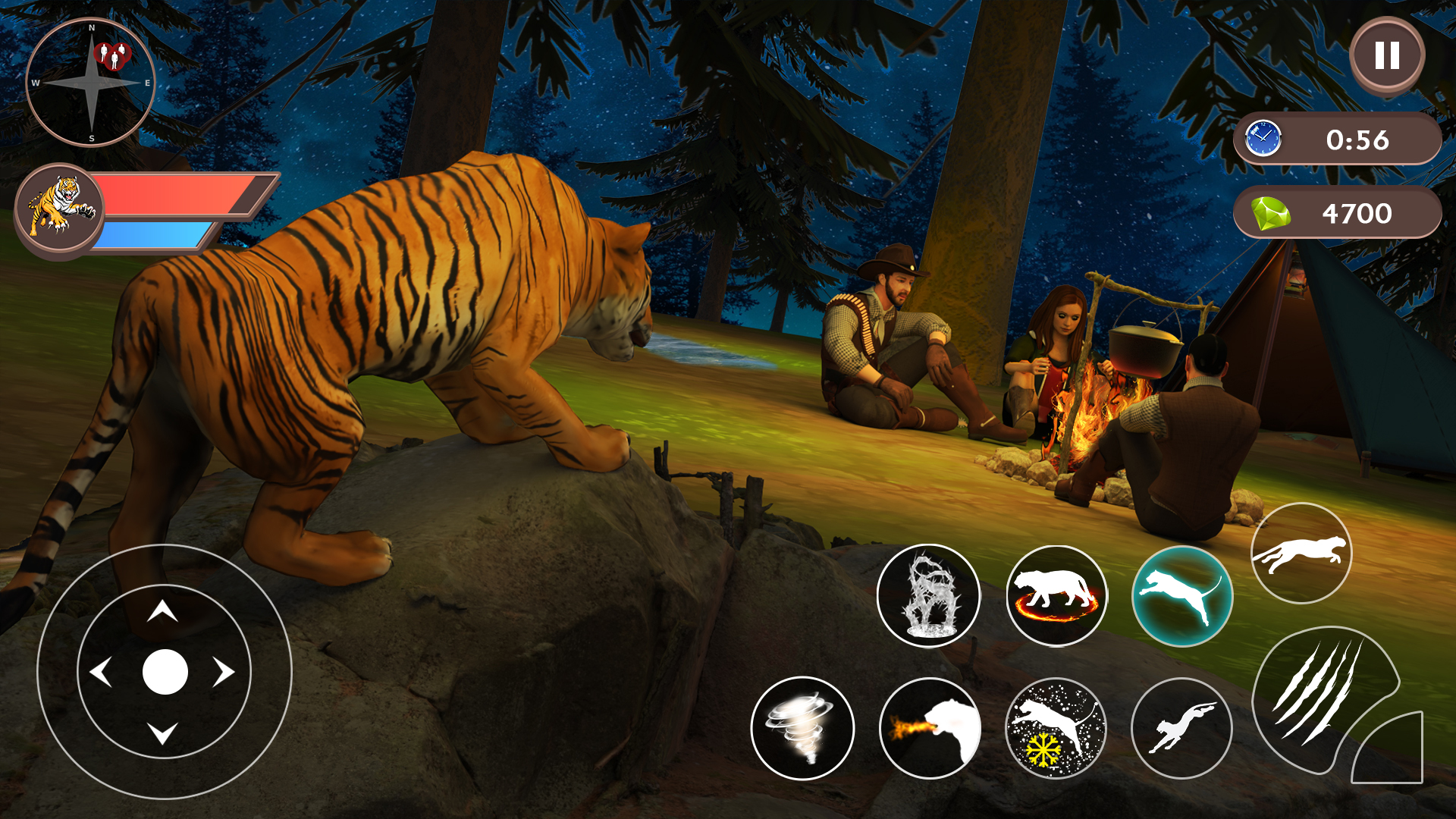 اسکرین شات برنامه Tiger Simulator - Tiger Games 1