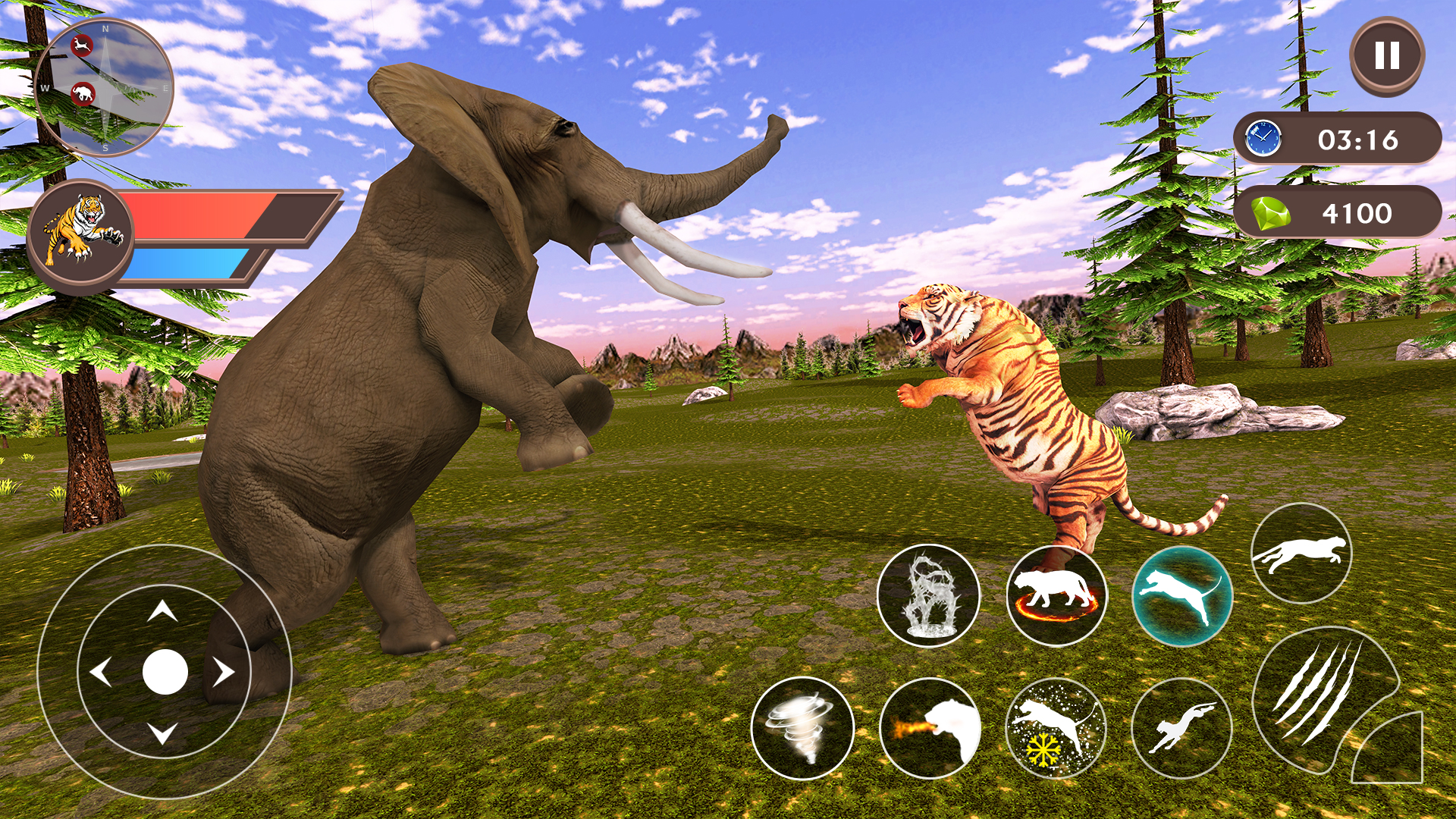 اسکرین شات 5 برنامه Tiger Simulator - Tiger Games