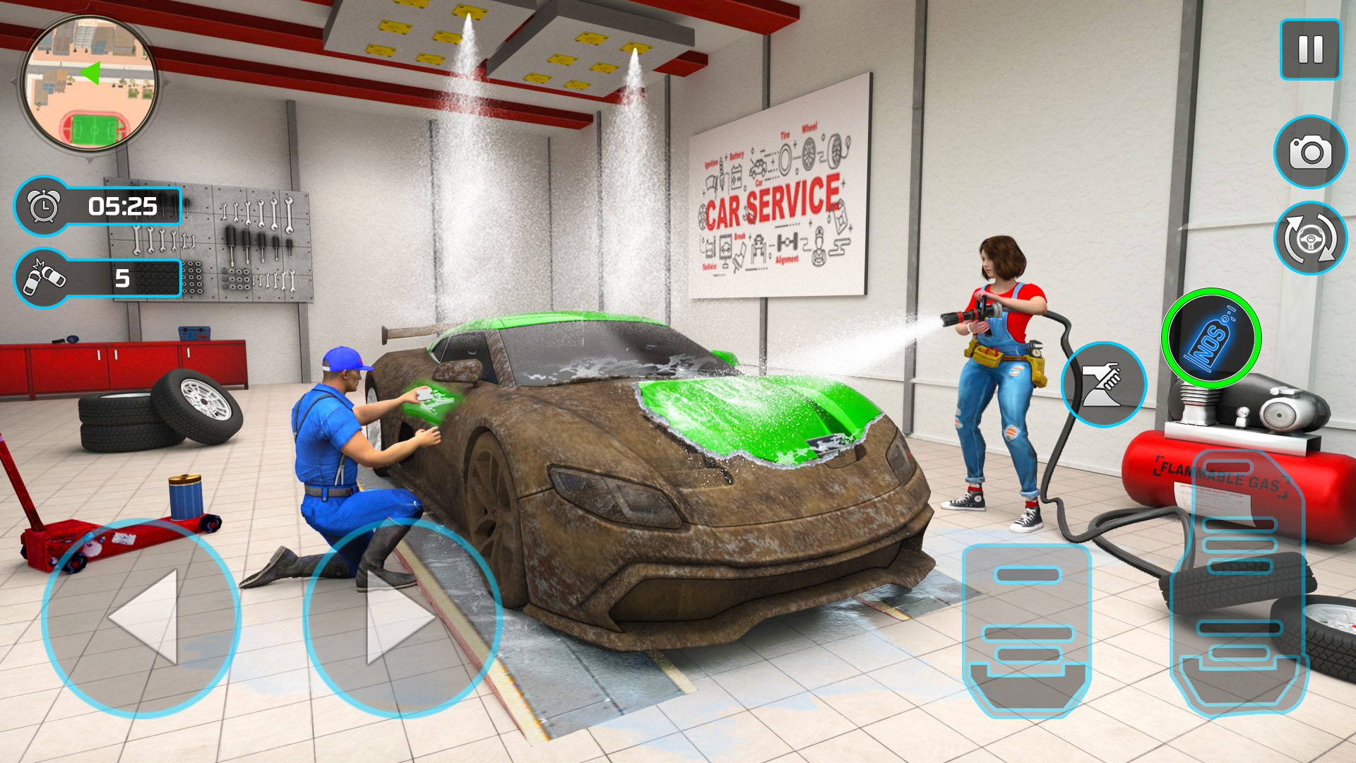 اسکرین شات 2 بازی Car Wash Games - Car Games 3D