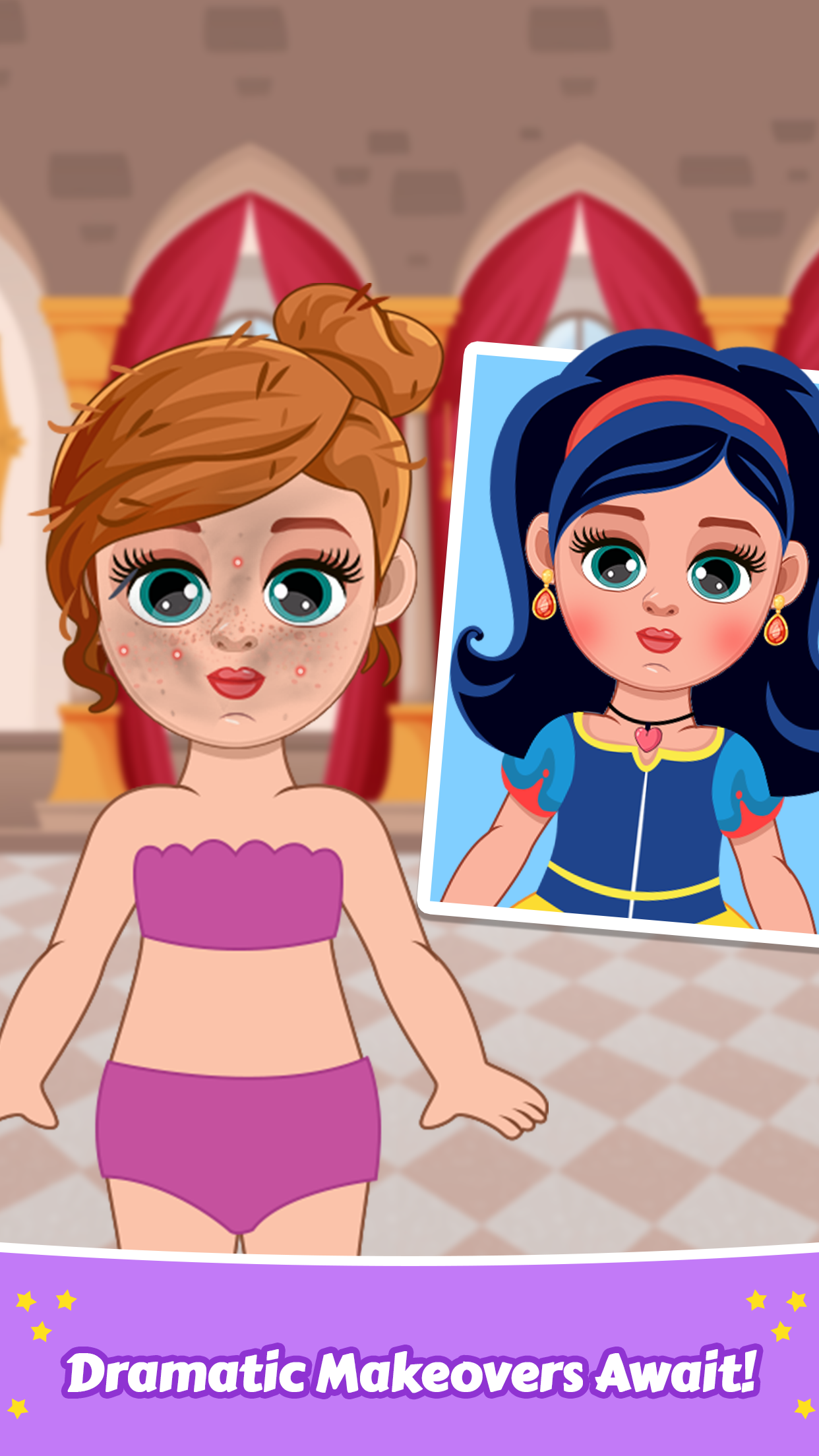 اسکرین شات 3 بازی Chibi Doll Dress Up Makeup