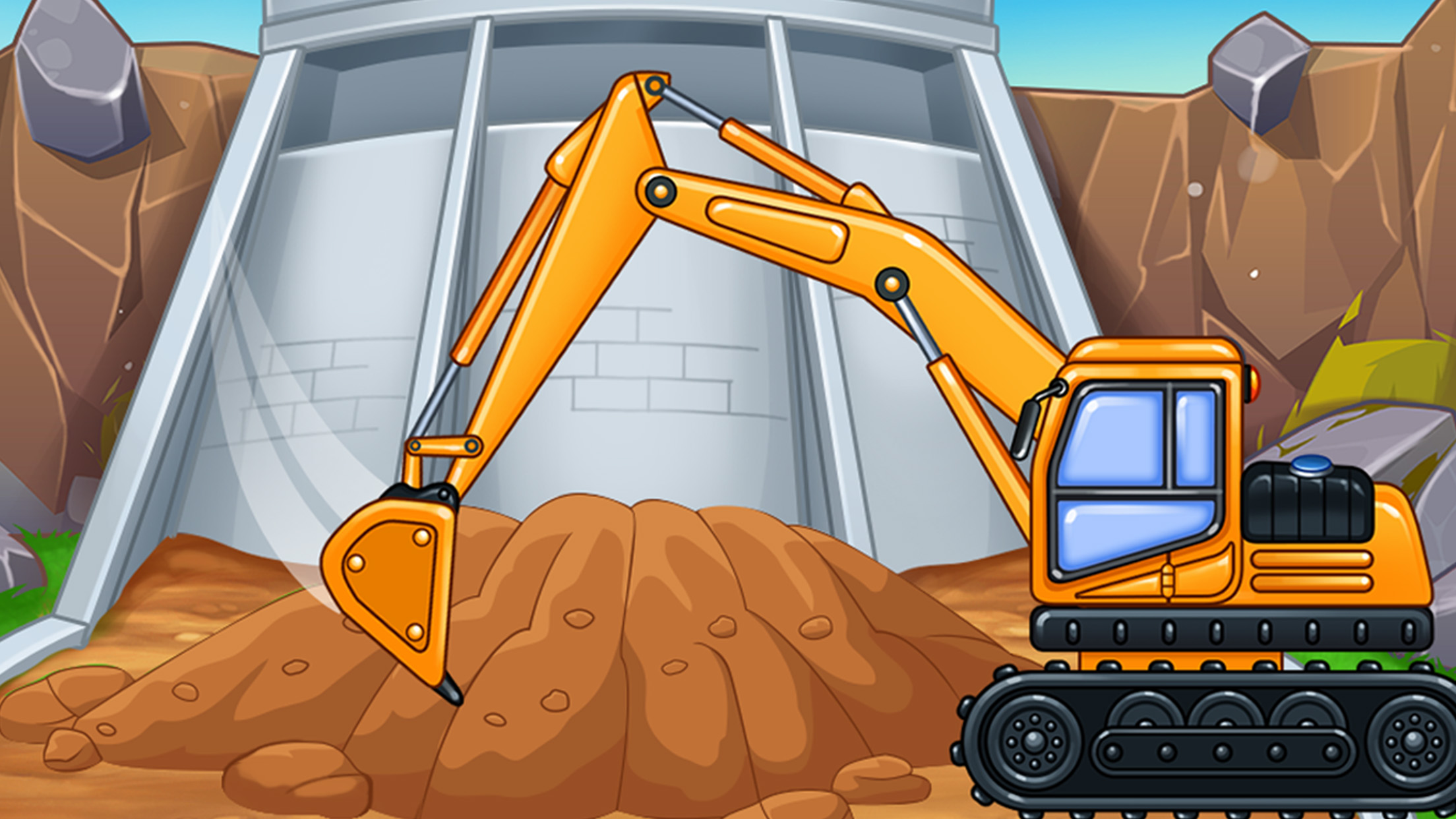 اسکرین شات 1 بازی Construction Truck Kids Games